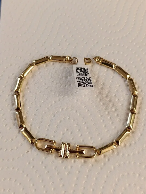 Золотое браслет Tiffany, Турецкая изделия, проба 585, вес,6,77 гр 20 с