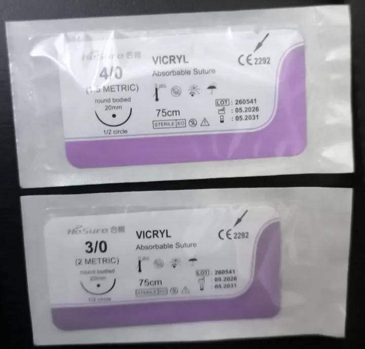 VICRYL 3/0-4/0 хирур.нитка рассасыв. 2