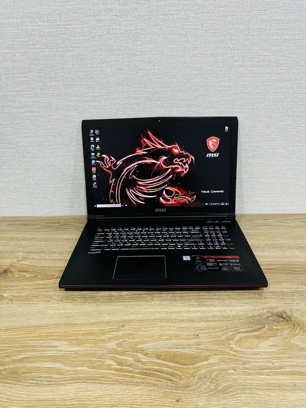 MSI Core i7-8 Ядерный GTX1050Ti Мощный, Игровой с Большим 17 экраном 1 MSI Core i7-8 Ядерный GTX1050Ti Мощный, Игровой с Большим 17 экраном 1