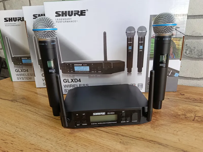 Профессиональные микрофоны Shure (пара) Профессиональные микрофоны Shure (пара)