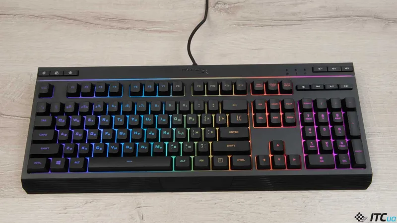 Продам мембранную клавиатуру HyperX Alloy Core RGB Продам мембранную клавиатуру HyperX Alloy Core RGB