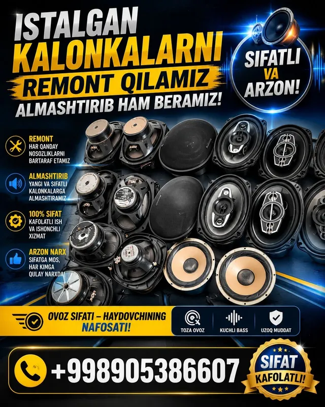 Kalonkalar remont va zamena 1