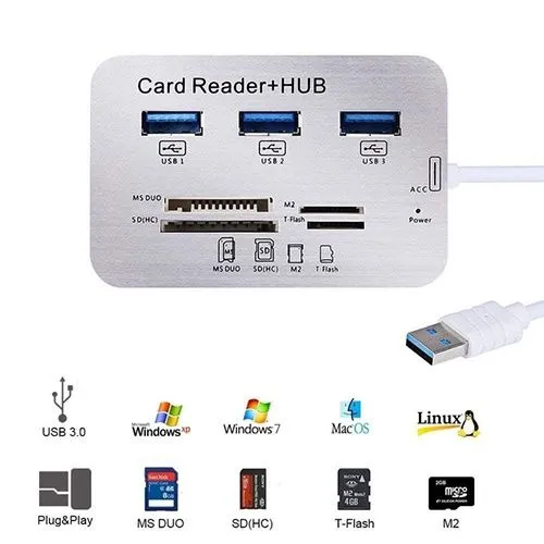 Hub 3.0/3.1 + Card Reader 100% новый и качественный. Светодиодный инди 1 Hub 3.0/3.1 + Card Reader 100% новый и качественный. Светодиодный инди 1