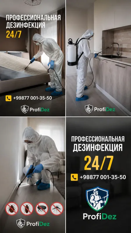 Professional Dezinfeksiya Xizmati
