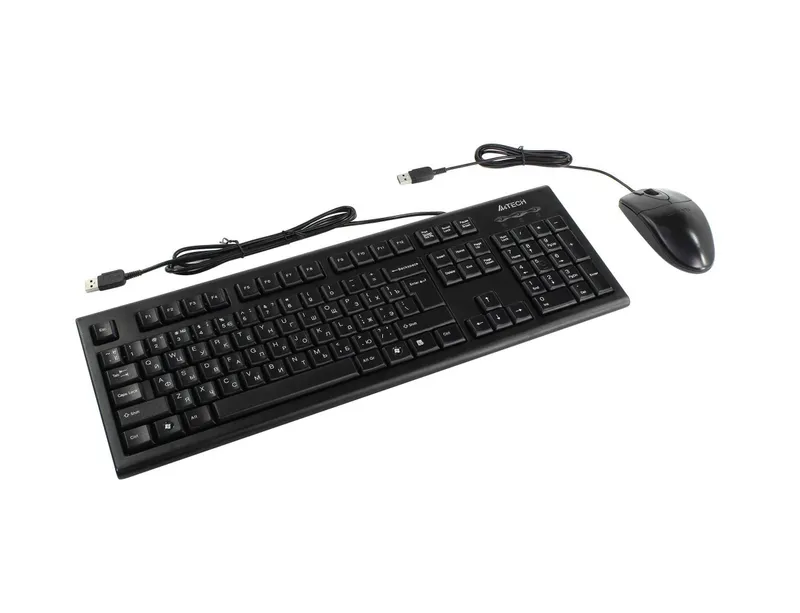 | Комплект A4Tech KR-8520 ComfortKey клавиатура и мышь USB Black — фото 1