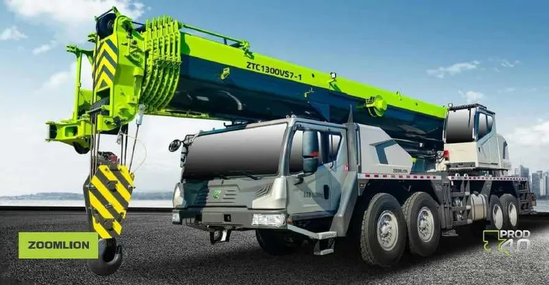 Автокран Avtokran ZOOMLION 130tonn ZTC1300VS763 1 с семь секция Заказ