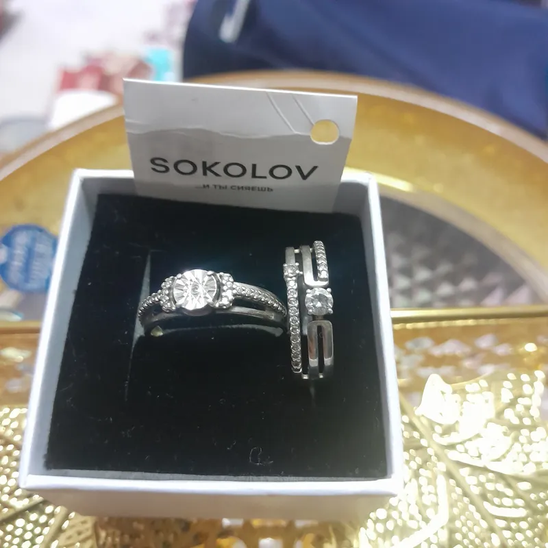 серебряные кольца