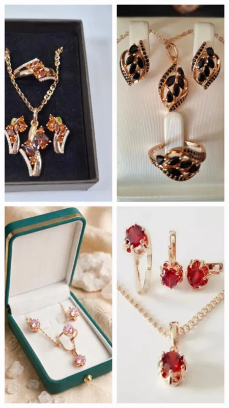 Ювелирный комплект украшений 585 RG (Rose Gold) 8