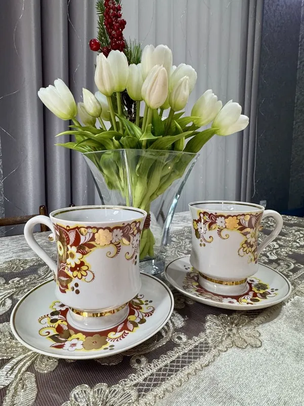 Кружка с блюдцем — фото 1