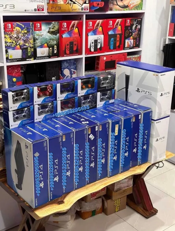 Playstation PS3, PS4, PS5 Slim, Pro Top с играми New оптом