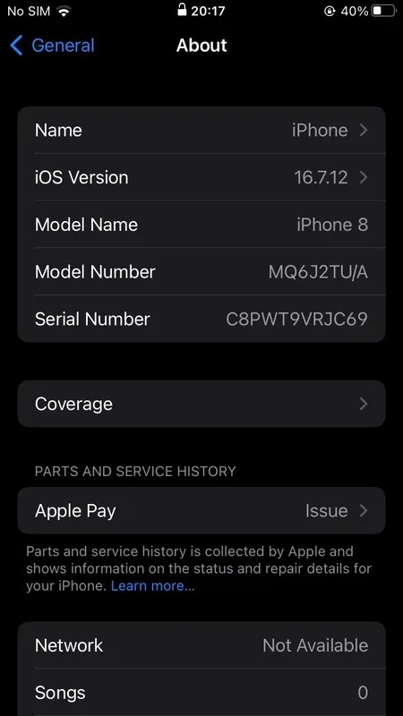 iPhone 8 64 ГБ, всё работает, есть учётная запись iCloud 4