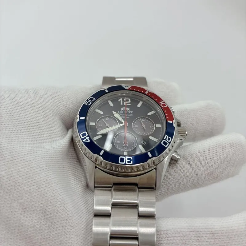 Orient mako xronografi Pepsi bezel RN-TX0201L 5 Orient mako xronografi Pepsi bezel RN-TX0201L 5