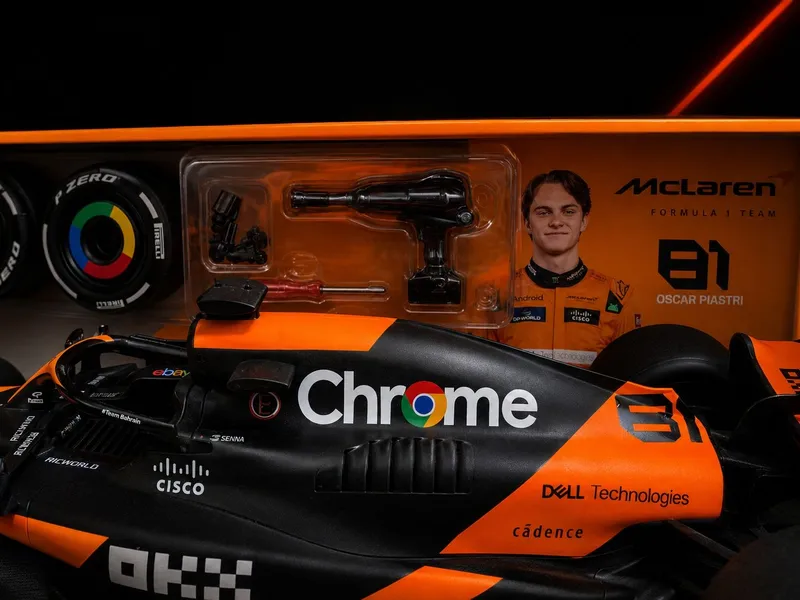 McLaren MCL38 Miami GP 2024 #81 Maisto 3 McLaren MCL38 Miami GP 2024 #81 Maisto 3