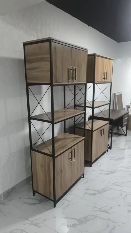 Лофт шкаф полкали