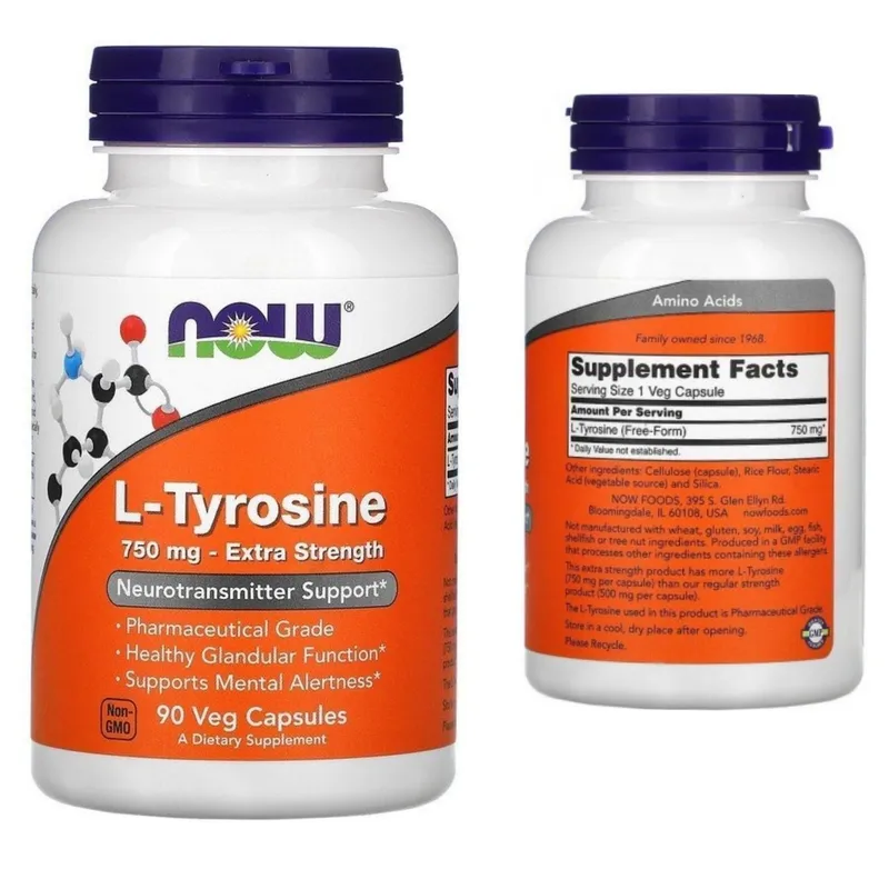 L-Tyrosine (L-тирозин) — поддержка энергии, концентрации и настроения. — фото 1