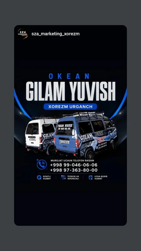 Olip ketish va yetqazip bersh bepul