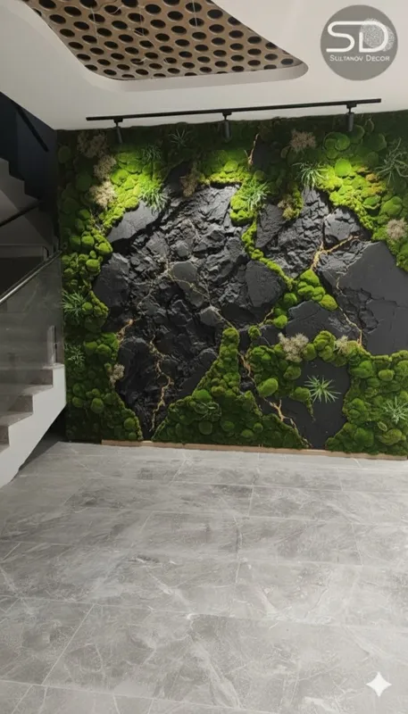 Декоративный ландшафтный стены из искуственный камень — фото 1