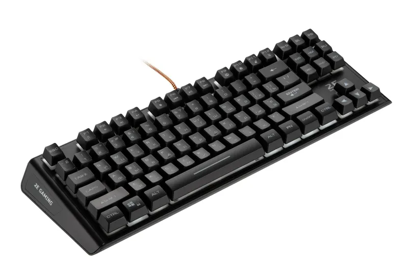 Игровая проводная мембранная клавиатура 2E Gaming KG355 LED, 87 клавиш, USB Black — фото 2 Игровая проводная мембранная клавиатура 2E Gaming KG355 LED, 87 клавиш, USB Black — фото 2