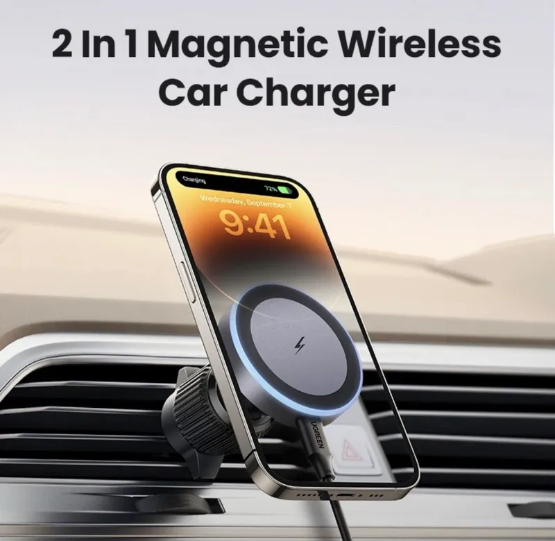 UGREEN MagSafe 15W — беспроводная зарядка — фото 2 UGREEN MagSafe 15W — беспроводная зарядка — фото 2