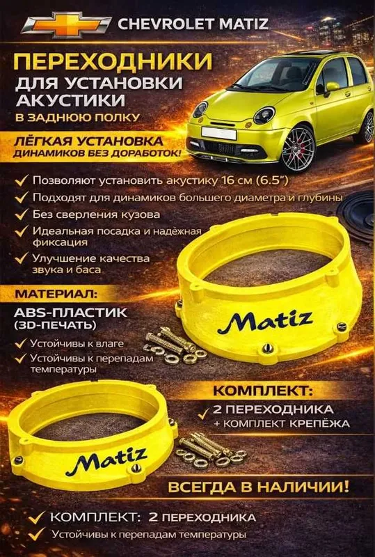 3Д Печать; Переходники для динамиков — фото 4