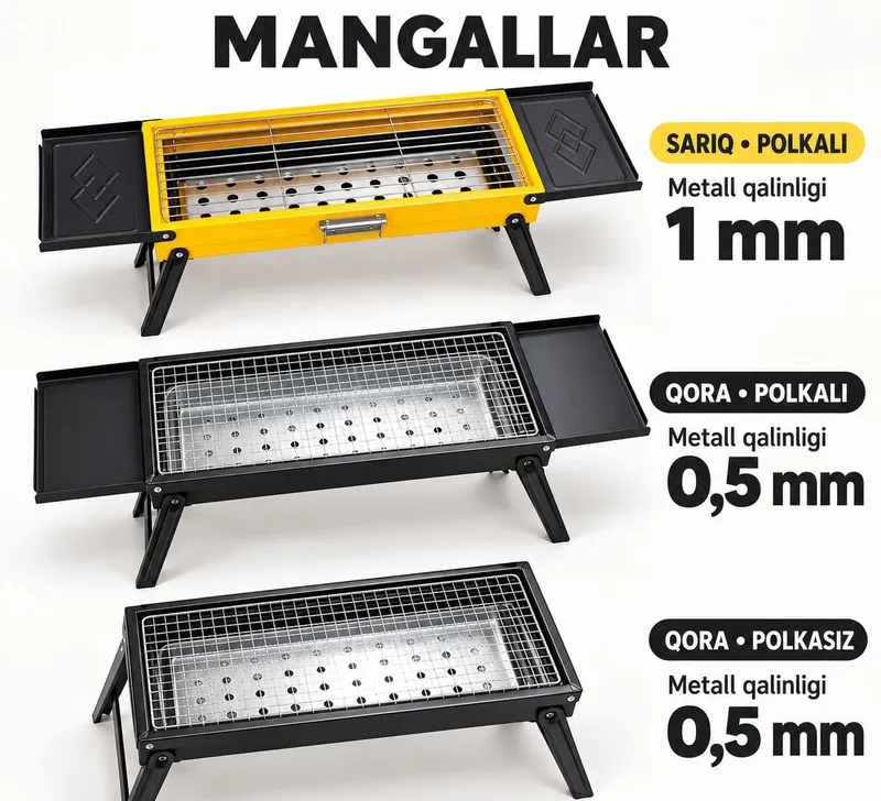 Yeĝiluvchan mangal Складной Мангал 60*20см 2 Yeĝiluvchan mangal Складной Мангал 60*20см 2