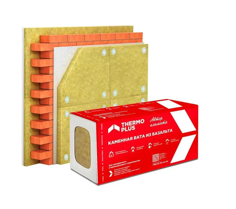 Thermo Plus, Базальтовая вата, Bazalit, Базальт, минвата, Базалит — фото 1