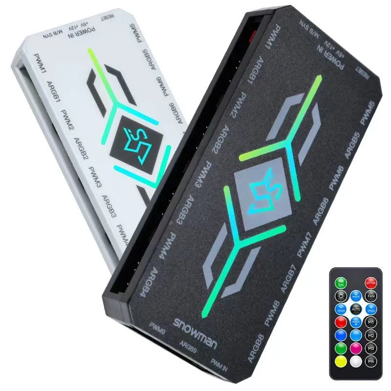 Контроллер snowman H9 Argb 5 v 3 контактный pwm hub 1