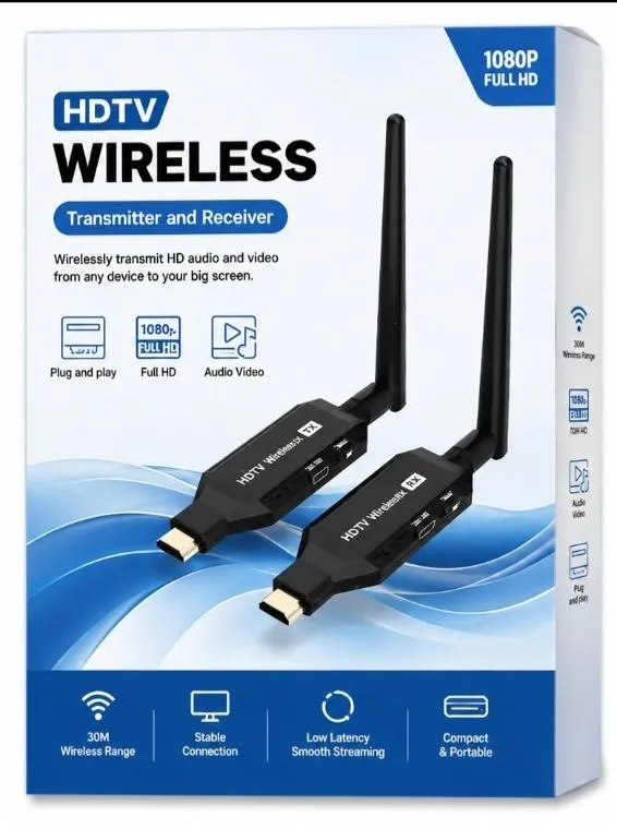 Hdm sim siz ulanadi HD kabel siz ishlaydi Беспроводной HDMI адаптер
