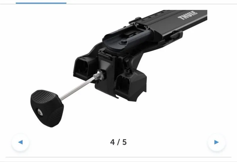 рейлинги Thule WingBar Edge Black 3