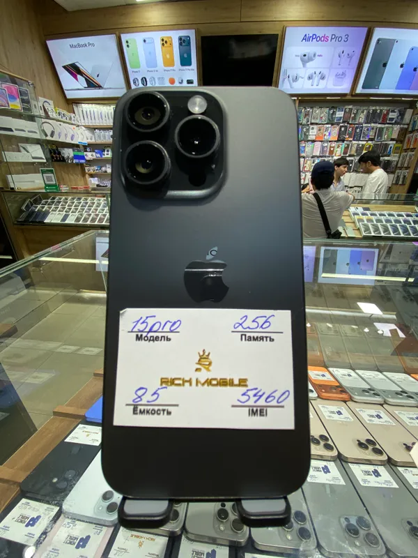 Ip 15 pro 256Gb 85yomks holat yaxshi karobka bor