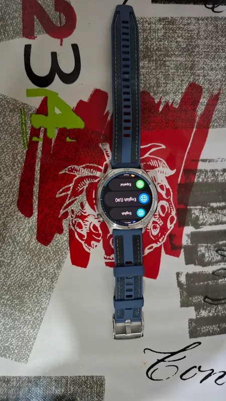 Huawei gt 5 46mm blue strap 1