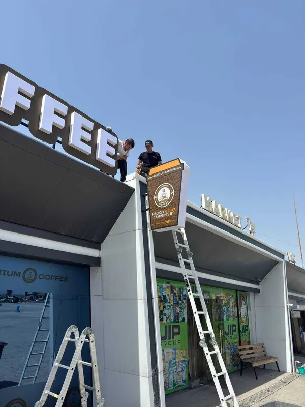 REKLAMA XIZMATLARI - Banner, Arakal, Bo'rtma harflar, Stendlar 1 REKLAMA XIZMATLARI - Banner, Arakal, Bo'rtma harflar, Stendlar 1