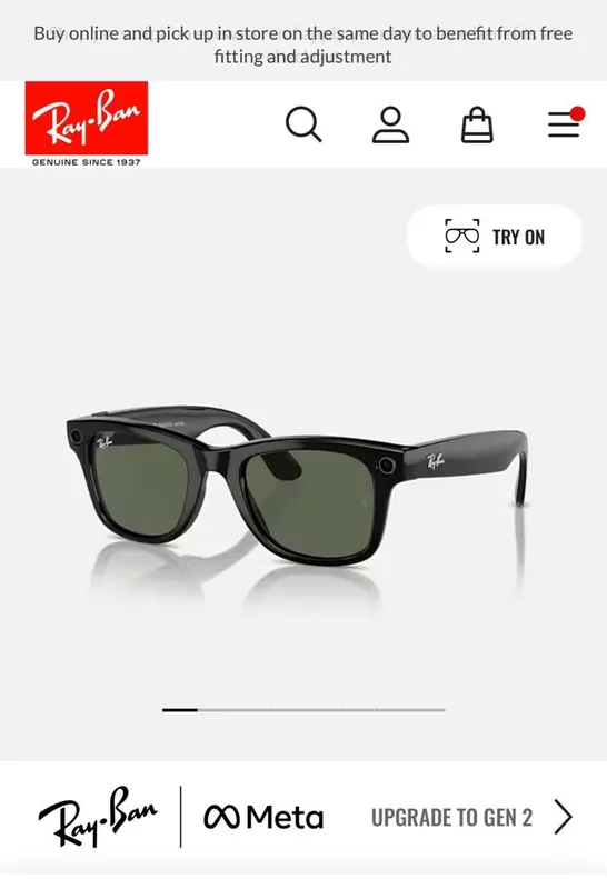 Rayban Meta Rayban WayFarer Shiny Black S50 Green 4006 Meta — фото 1 Rayban Meta Rayban WayFarer Shiny Black S50 Green 4006 Meta — фото 1