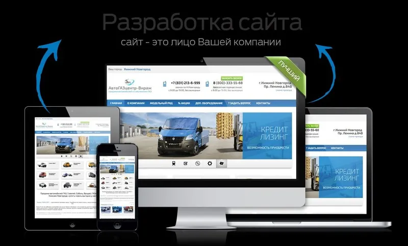 Создание сайтов для вашего бизнеса, сайт яратиш