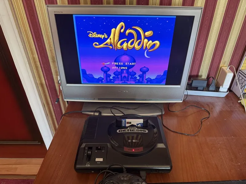 Sega Genesis с играми Европы и США