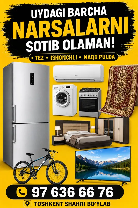 Muzlatgich olamiz