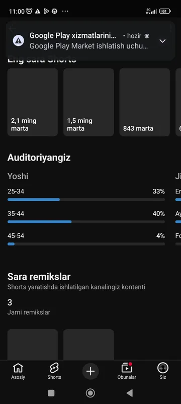 You tube kanal sotiladi arzon narxlarda — фото 1
