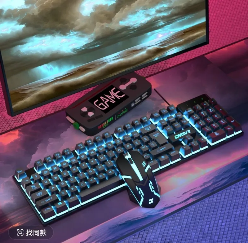 Gaming klaviatura, mouse komplekt