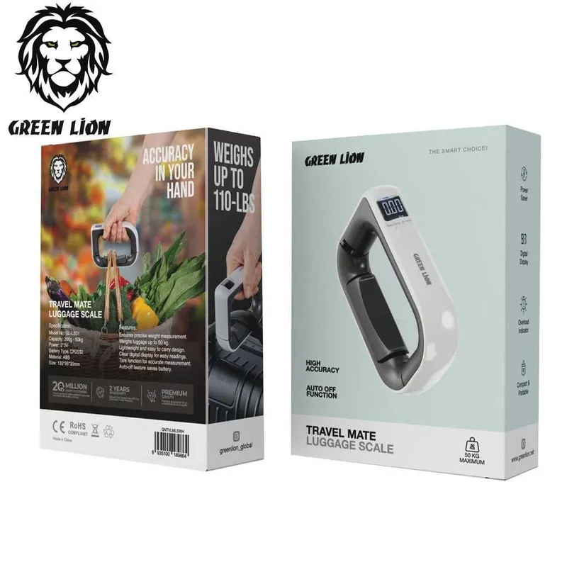 Green Lion Travel Mate Luggage Scale Дорожные ручные весы для багажа — фото 3