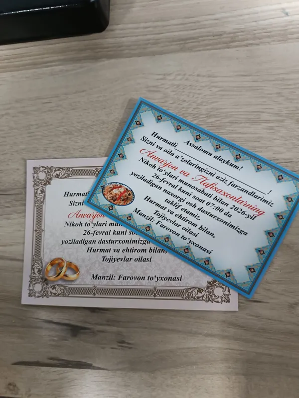 Barcha turdagi poligrafiya xizmatlari va kanstovarlar 1 Barcha turdagi poligrafiya xizmatlari va kanstovarlar 1