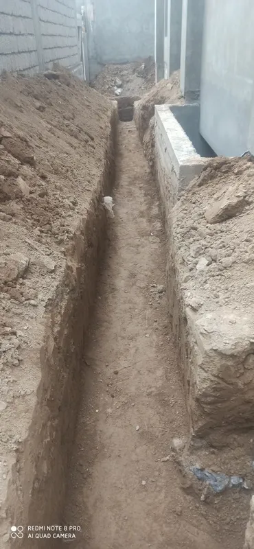 Ura transha qazish ishlari 2