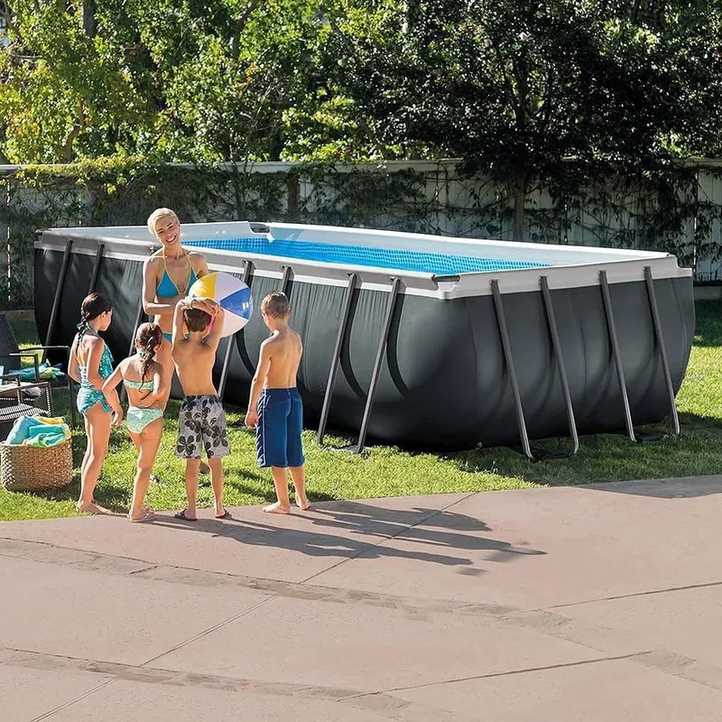 Karkasniy basseyn 549x274x132 INTEX Каркасный бассейн стойка басейн — фото 4