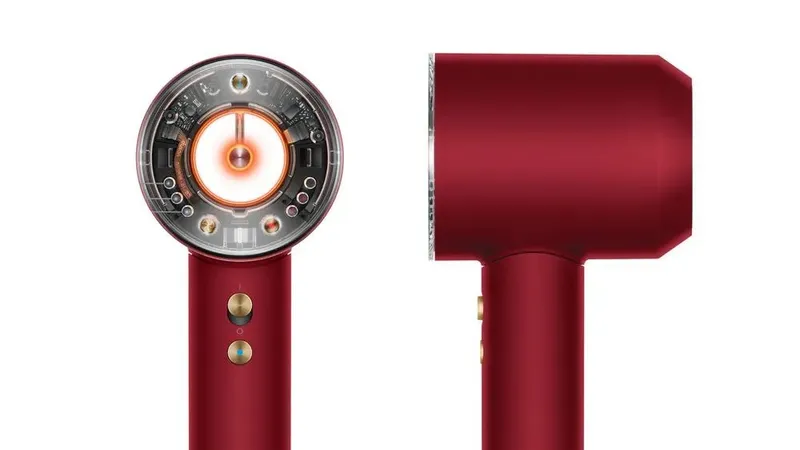 Dyson Supersonic Nural hair dryer Red Velvet / Gold 4 Dyson Supersonic Nural hair dryer Red Velvet / Gold 4