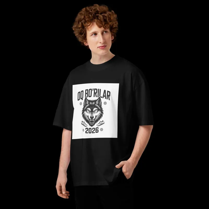 OQ BO'RILAR — Premium Oversized Futbolka — фото 7