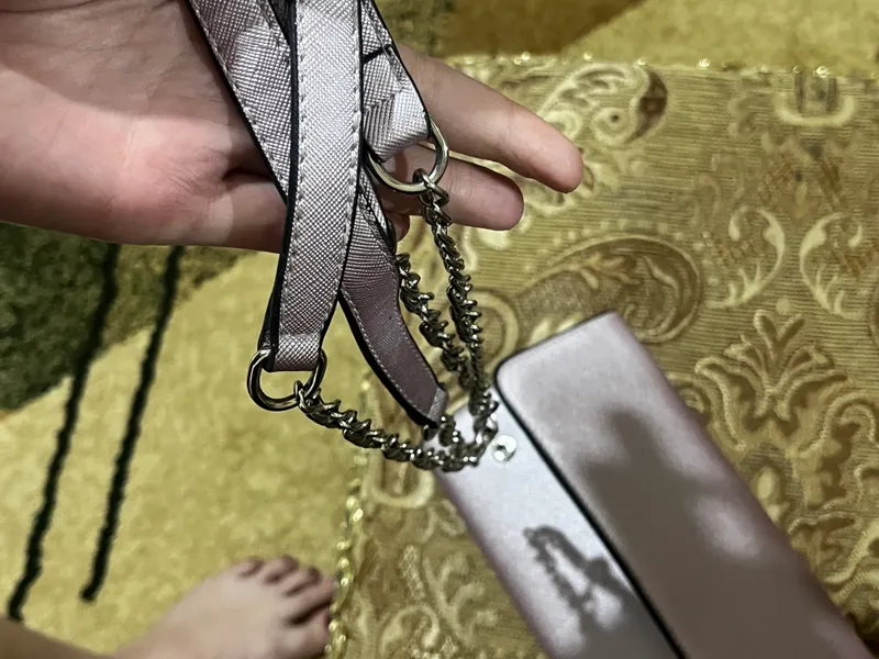 Michael Kors — marvarid tusli pushti mini sumka 3