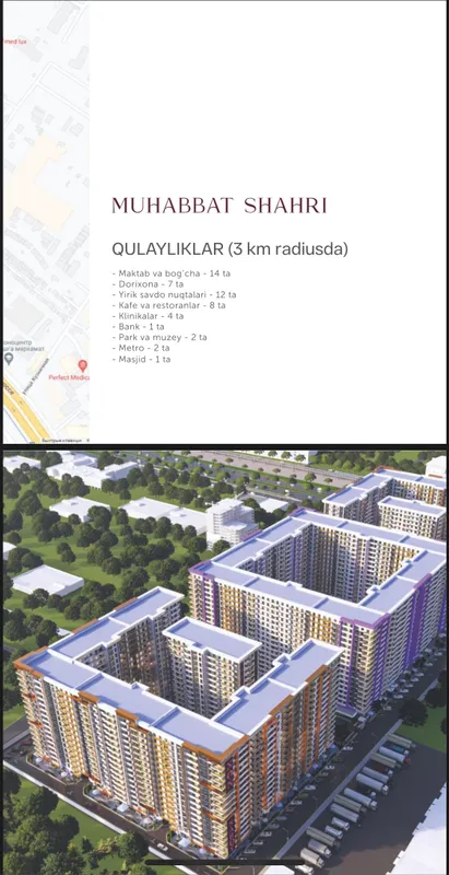 Продается кв-ра новостройка Xon Saroy