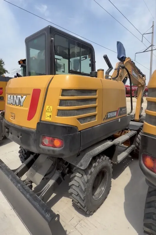 SANY SY65W Экскаватор калесный 5