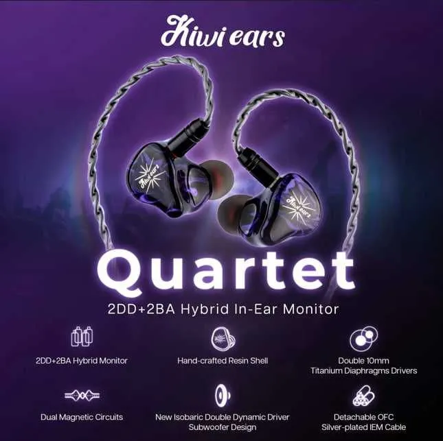Наушники Kiwi Ears Quartet — фото 5