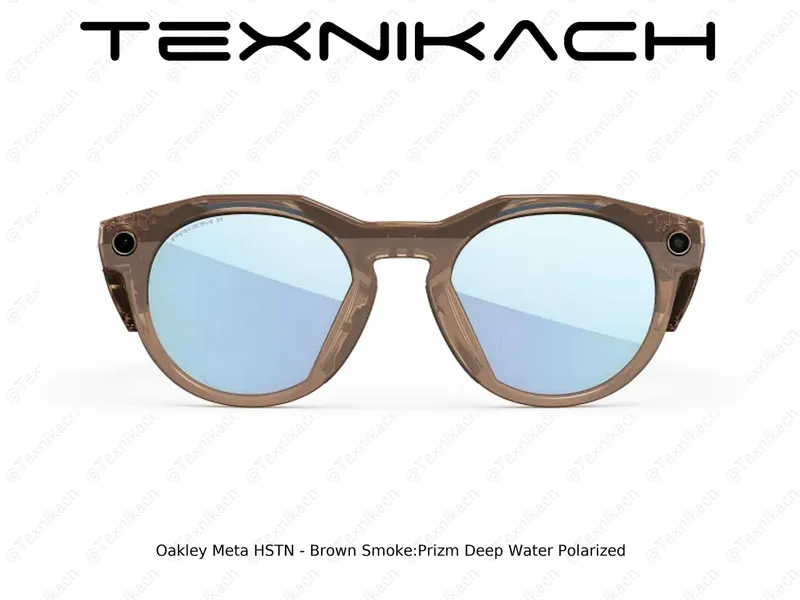 Oakley Meta HSTN - Brown Smoke/Prizm Deep Water Polarized Доставка — фото 1