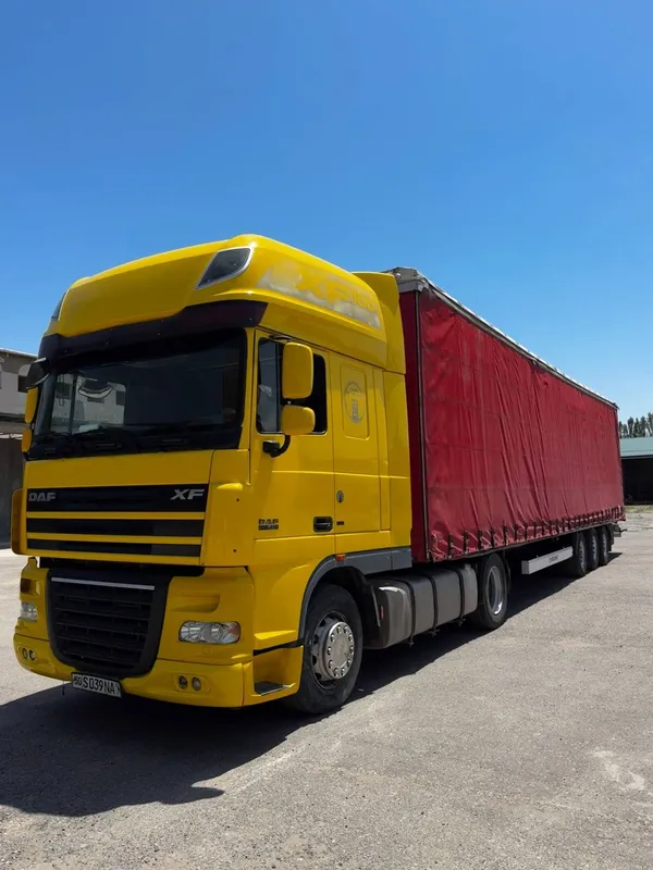 DAF XF 105.410 EURO 5 + KRONE Прицеп Сотилади